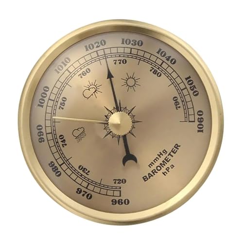 Wetterstationen Barometer Rostbezogene Metallgehäuse Groß von Oxxggkao