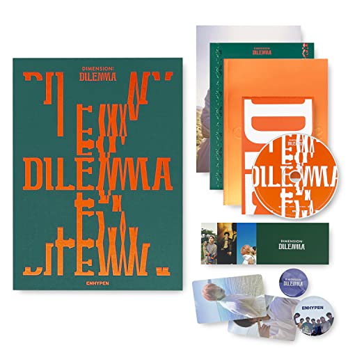 ENHYPEN THE 1ST ALBUM - DIMENSION : DILEMMA [ ODYSSEUS Ver. ] Photobook + CD + Lyric Book + Photocard + Hologram Photocard + Mini Poster(Folded) + Sticker von Oxycute GD