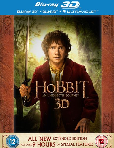 The Hobbit : An Unexpected Journey - Extended Edition + Digital Download UV Copy + Over 9 Hours of Special Features (5 Disc) Blu Ray + Blu Ray 3D Box Set von Oxycute GD