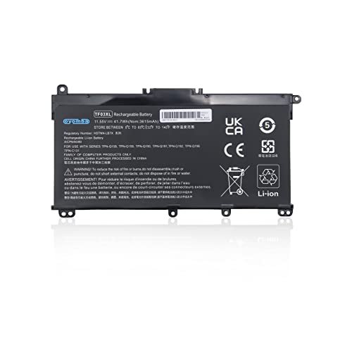 Oyomba TF03XL 920046-421 920070-855 Notebook-Akku für HP Pavilion 14-BF 17-AR 14-BP 15-CC 15-CD 15-ck0xx 14-cd0101ng 14-cd0102ng 15-cc610ms 17-ar0 50wm 50wm 360 HSTNN-LB7X HSTNN-LB7J Oyomba TF03XL 920046-421 920070-855 Notebook-Akku für HP Pavilion 14-BF 17-AR 14-BP 15-CC 15-CD 15-ck0xx 14-cd0101ng 14-cd0102ng 15-cc610ms 17-ar0 50wm 50wm 360 HSTNN-LB7X HSTNN-LB7J von Oyomba