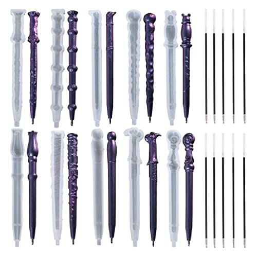Zauberstab Kugelschreiber Silikonformen Stiftform Epoxidharz Gießformen Kugelschreiber Formen für DIY Stift Kerzen Handwerk Kugelschreiber Silikonformen Zauberstab Kugelschreiber Silikonformen Stiftform Epoxidharz Gießformen Kugelschreiber Formen für DIY Stift Kerzen Handwerk Kugelschreiber Silikonformen von Oyrcvweuy
