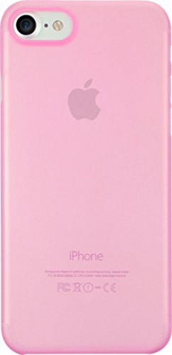 Ozaki O!Coat 0.3 Jelly Slim Schutzhülle für Apple iPhone SE (2020) / 7 / 8 in pink [0.3mm dünn | 4g leicht | Extrem passgenau | Transparent] - OC735PK von Ozaki