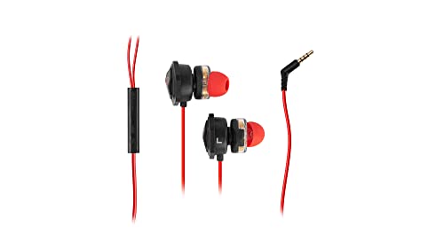 Ozone In-Ear Gaming Heat X30 Kopfhörer -OZHEATX30 - Stereo-Sound-Kopfhörer, integriertes Mikrofon, Fernbedienung, Freisprechanrufe empfangen, abnehmbares Gaming-Mikrofon, Schwarz Ozone In-Ear Gaming Heat X30 Kopfhörer -OZHEATX30 - Stereo-Sound-Kopfhörer, integriertes Mikrofon, Fernbedienung, Freisprechanrufe empfangen, abnehmbares Gaming-Mikrofon, Schwarz von Ozone Gaming Gear