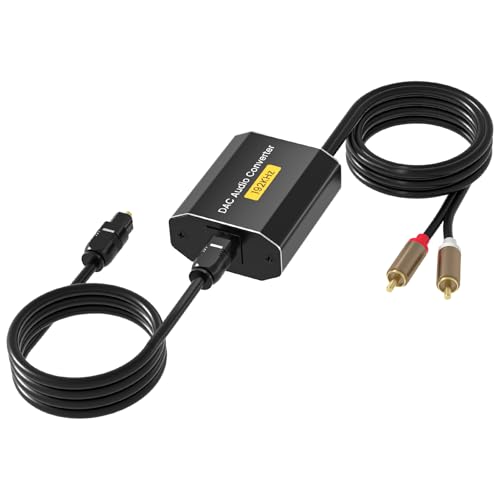 192 kHz DAC Digital zu Analog Wandler Audio Konverter,DA Wandler SPDIF Toslink zu Analog Stereo L/R RCA,Audio Extractor für HDTV DVD Blu-ray Sky Spielekonsole 192 kHz DAC Digital zu Analog Wandler Audio Konverter,DA Wandler SPDIF Toslink zu Analog Stereo L/R RCA,Audio Extractor für HDTV DVD Blu-ray Sky Spielekonsole von Ozvavzk