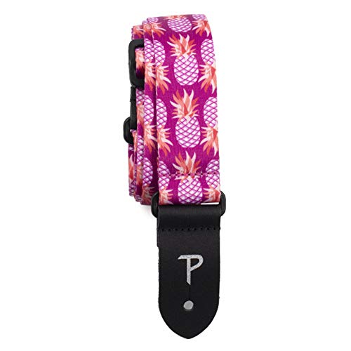 Perri's Leathers FWS15-7128 Nylon Ukulele Strap - 1.5", Purple Pineapples Perri's Leathers FWS15-7128 Nylon Ukulele Strap - 1.5", Purple Pineapples von P Perri's Leathers Ltd.