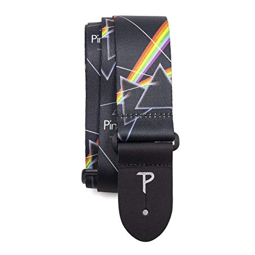 Perri's Leathers Leathers | Pink Floyd Guitar Strap-Polyester | 2” Wide, Adjustable 39” to 58” (LPCP-8090) von P Perri's Leathers Ltd.