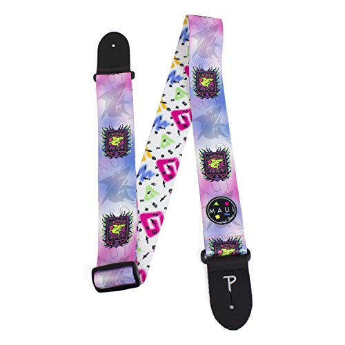Perri's Leathers | Maui & Sons Guitar Strap (Official Licensing) 2” Polyester Webbing, Adjustable Length 39" - 58" Long, NWS30P-8167 von P Perri's Leathers Ltd.