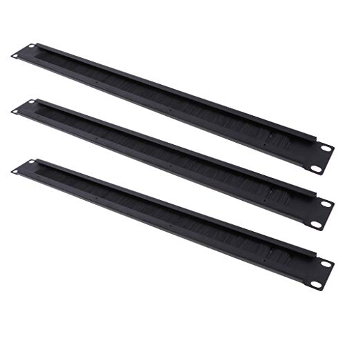 P Prettyia 3 Stück Network Brush Patch Panel Rack Montiert 19 Zoll 1U Aluminium Kabelführung P Prettyia 3 Stück Network Brush Patch Panel Rack Montiert 19 Zoll 1U Aluminium Kabelführung von P Prettyia