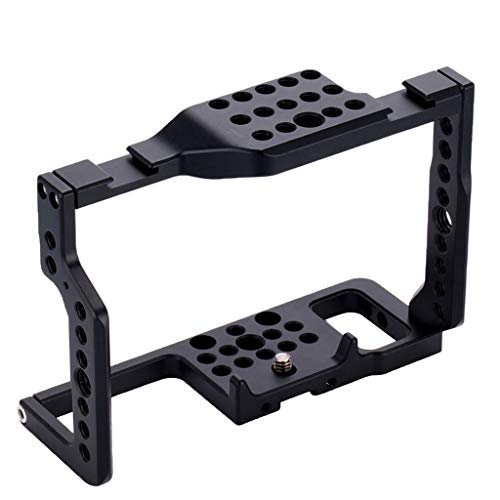 P Prettyia DSLR Cage Kamera Video Käfig für Panasonic Lumix DMC-G85/G80 Kamera Rig, mit 1/4 ''und 3/8'' Befestigungslöcher von P Prettyia