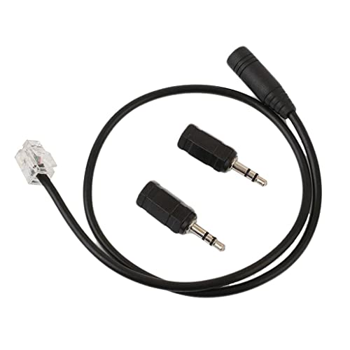 PC Headset auf RJ9/RJ10 Adapter – Konvertieren Computer Stereo-Kopfhörer von P Prettyia