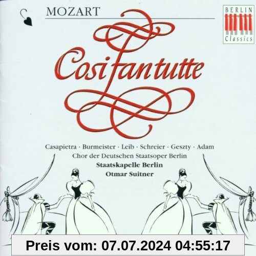 Mozart: Cosi Fan Tutte (Gesamtaufnahme) (ital.) von P. Schreier