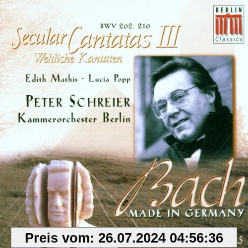 Secular Cantatas BWV 202 / 210 von P. Schreier