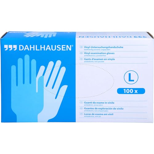 P.J.Dahlhausen & Co.GmbH Vinyl Handschuhe ungepudert Gr��e L, 100 St von P.J.Dahlhausen & Co.GmbH