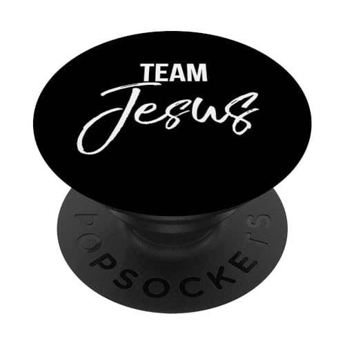 Cute Matching Christian Gifts for Groups Youth Team Jesus PopSockets PopGrip: Ausziehbarer Sockel und Griff für Handys/Tablets mit Tauschbarem Top von P37 Design Studio Jesus Shirts