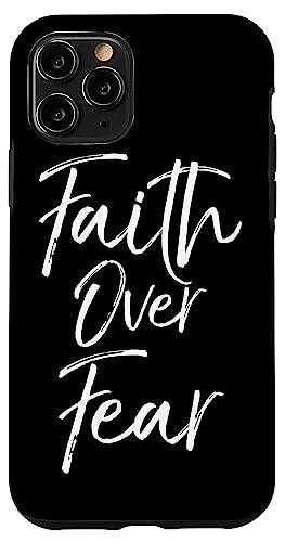 Hülle für iPhone 11 Pro Inspirierende christliche Handyhülle Jesus Faith Over Fear Hülle für iPhone 11 Pro Inspirierende christliche Handyhülle Jesus Faith Over Fear von P37 Design Studio Jesus Shirts