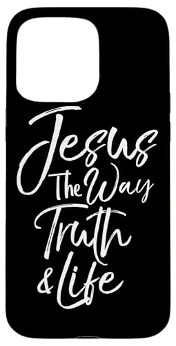 Hülle für iPhone 15 Pro Max Christlicher Bibelvers Zitat Cute Jesus the Way Truth & Life Hülle für iPhone 15 Pro Max Christlicher Bibelvers Zitat Cute Jesus the Way Truth & Life von P37 Design Studio Jesus Shirts