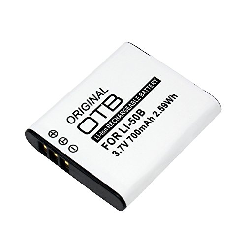 Akku kompatibel mit Ricoh WG-50, 700mAh, ersetzt: D-Li92 / DB-100 von P4A