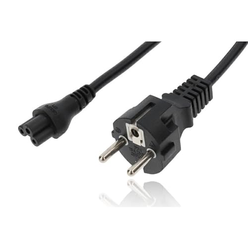 P4Y 1m EU-Stecker Netzkabel 3 pin polig C5 Type F Kleeblatt für Dell HP Lenovo Asus Acer Laptop Ladegerät TV Drucker Projektor Display mit Schutzkontakt Ladekabel Kleeblattstecker P4Y 1m EU-Stecker Netzkabel 3 pin polig C5 Type F Kleeblatt für Dell HP Lenovo Asus Acer Laptop Ladegerät TV Drucker Projektor Display mit Schutzkontakt Ladekabel Kleeblattstecker von P4Y
