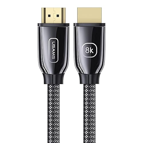 P4Y HDMI-Kabel US-SJ498 U67 8K ULTRA HD für Audio und Video 2.1, 3m, schwarz von P4Y