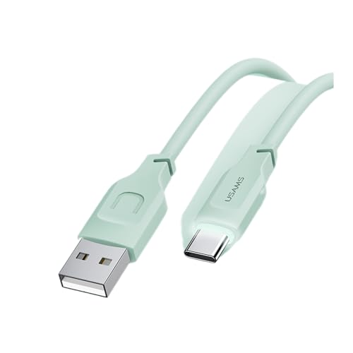 P4Y USB-C Kabel US-SJ568 Fast Charging PD 6A Hergestellt aus hochwertigem TPE-Material Datenraten bis zu 480 Mbps Grün 1.2m Lithe Serie P4Y USB-C Kabel US-SJ568 Fast Charging PD 6A Hergestellt aus hochwertigem TPE-Material Datenraten bis zu 480 Mbps Grün 1.2m Lithe Serie von P4Y
