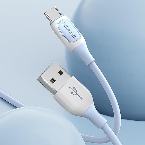 P4Y USB Typ-C Kabel US-SJ596 zum Laden und zur Datenübertragung 3A Datenübertragung bis zu 480 Mbps Material: Aluminium + TPE + Nylon Jelly Serie 1m Blau P4Y USB Typ-C Kabel US-SJ596 zum Laden und zur Datenübertragung 3A Datenübertragung bis zu 480 Mbps Material: Aluminium + TPE + Nylon Jelly Serie 1m Blau von P4Y