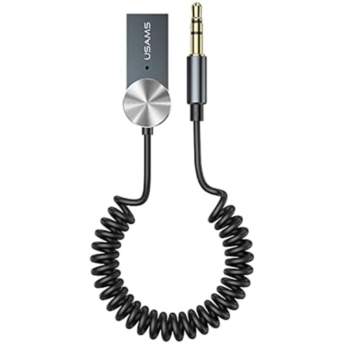 P4Y Wireless Car Audio Adapter US-SJ464 3,5 mm Klinke auf AUX-Anschluss USB Bluetooth 5.0 eingebautes Mikrofon Sprachnachrichten Material: Aluminiumlegierung + ABS P4Y Wireless Car Audio Adapter US-SJ464 3,5 mm Klinke auf AUX-Anschluss USB Bluetooth 5.0 eingebautes Mikrofon Sprachnachrichten Material: Aluminiumlegierung + ABS von P4Y