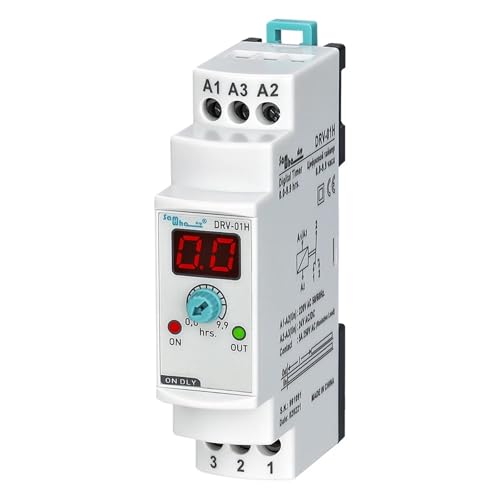 Digitales Zeitrelais DRV-XX (220VAC,DRV-01D 0.0-9.9min.) von PABVRPYT