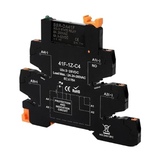 Dünne Wechselstrom-Schnittstelle Solid-State-Relais-Modul mit DC-Steuerung Dünn-Relais-Modul DC-Steuerung DC 41F-1Z-C2/C4(2A SSR DC-AC C2) von PABVRPYT