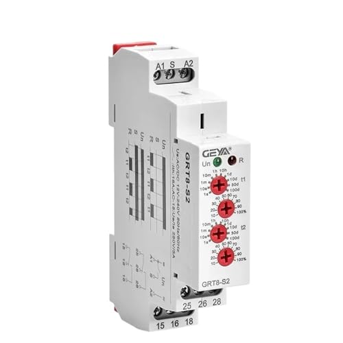 GRT8-S 220V 16A AC/DC 12V-240V Asymmetrisches Zyklus Timing Relais (GRT8-S2 ACDC12V-240V) von PABVRPYT