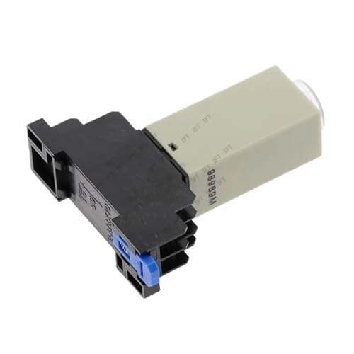 Relais H3Y-2 AC/DC 24V mit Basis, Drehknopf mit Einschaltverzögerung, 1S/5S/10S/30S/60S/3M/5M/10M/30M, Timing-Timing (Spannung DC 24V, 0-60 Minuten) von PABVRPYT