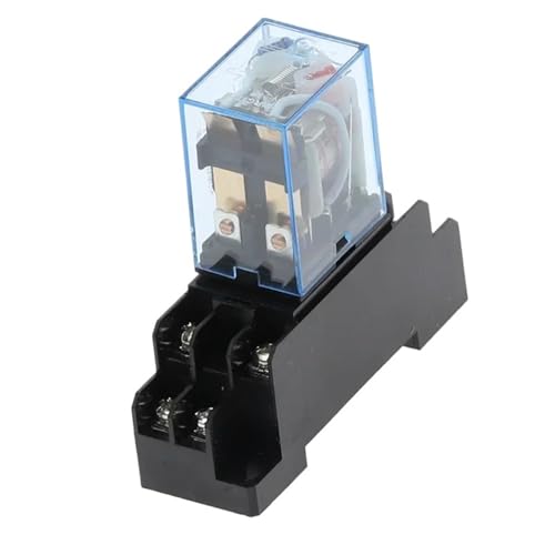 Spule Leistungsrelais LY2NJ HH62P HHC68A-2Z 220/240V AC 10A 8PIN mit Sockelsockel (DC 12V) von PABVRPYT