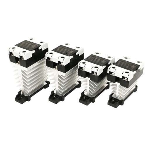 Statisches Relais SSR 24-480 VAC Kühlkörper, einphasig, Montage auf DIN-Schiene, 10 A, 25 A, 40 A, 60 A, 80 A, 100 A, 120 A, DA AA DD, Nulldurchgang (DC Control DC, 60 A) von PABVRPYT