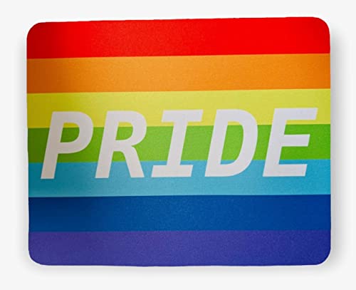 Computer-Mauspad/Mauspad, 27 x 22 x 0,5 cm, wählen Sie Ihr Design (Rainbow Pride) von PAC Supplies Global