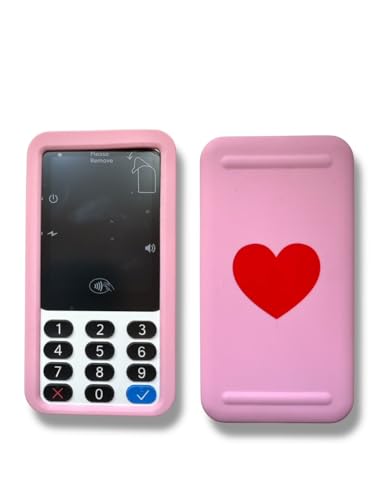 Schutzhülle für PayPal-Kartenleser (Pink Love Heart) von PAC Supplies Global
