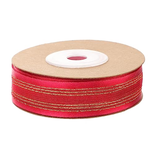 PACKOVE 1 Rolle Schleife Gegenwärtig Farbig Rosa Satinband Organza Einladen Doppelt Feier Glänzend Einladung Beenden Für Hochzeitsstraußband Verpackung Bunt Garn Rot PACKOVE 1 Rolle Schleife Gegenwärtig Farbig Rosa Satinband Organza Einladen Doppelt Feier Glänzend Einladung Beenden Für Hochzeitsstraußband Verpackung Bunt Garn Rot von PACKOVE