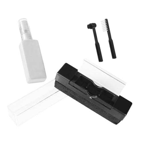 PACKOVE 1 Satz Nadelreiniger schallplatten reinigungsflüssigkeit vinyl reinigungsset Schallplattenreiniger Kit Reinigungsbürste aufnehmen Reinigungsset für Schallplatten Flanell Black von PACKOVE
