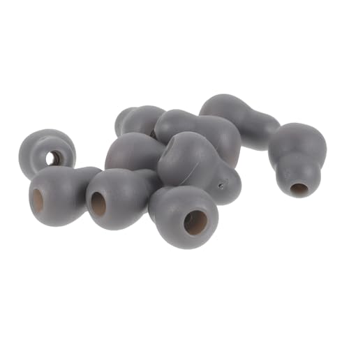 PACKOVE 10 Stück Ohrstöpsel Ersatz Tipps für Ohrhörer klein komfortabel darüber hinaus Ohren gehörschutzstöpsel universelle Ohrstöpsel Ohrspitze Zubehör PVC Grey von PACKOVE