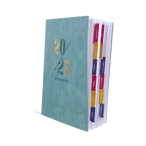 PACKOVE 2025 Notizbuch planen akademisch Jahresplaner Student groß Tag Zu bürobedarf büromaterial Hausplaner wöchentlicher Essensplaner und Einkaufsliste Wöchentliches Menü Papier Sky-blue von PACKOVE
