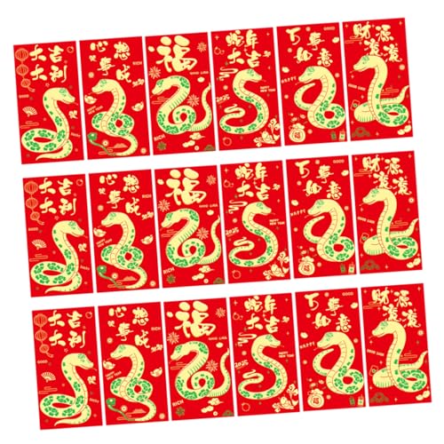 PACKOVE 36 Stück Chinesische Rote Umschläge Für Geld 2025 Lunar New Year Chinesische Rote Taschen Hong Bao Geldumschläge Glücksgeldumschläge Goldfolie PACKOVE 36 Stück Chinesische Rote Umschläge Für Geld 2025 Lunar New Year Chinesische Rote Taschen Hong Bao Geldumschläge Glücksgeldumschläge Goldfolie von PACKOVE