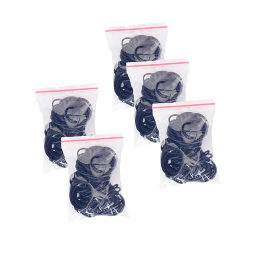 PACKOVE 500 Stück schwarzes Gummiband schwarze Ringe Dämpfungsringe für Spulenmaschine elastischer Maschinenring Tätowiermaschinen-Gummiband-Zubehör natürliches Gummi Black von PACKOVE
