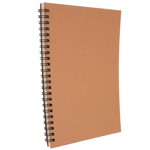 PACKOVE Notizblock lernen Spiral- breites liniertes Spiralnotizbuch Spiralblock breit liniert klein Memoboard Hefte für die Schule Mehrzweck-Notizblock Papier Brown PACKOVE Notizblock lernen Spiral- breites liniertes Spiralnotizbuch Spiralblock breit liniert klein Memoboard Hefte für die Schule Mehrzweck-Notizblock Papier Brown von PACKOVE