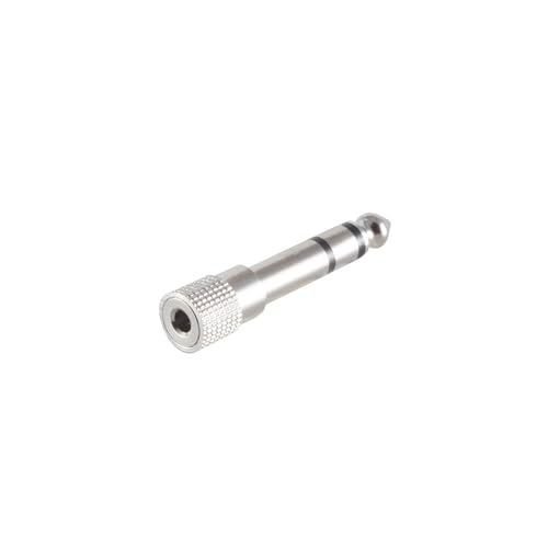 PADCR Audio Adapter 3,5 mm Klinke Buchse auf 6,3 mm Klinke Stecker Keyboard E-Gitarre PADCR Audio Adapter 3,5 mm Klinke Buchse auf 6,3 mm Klinke Stecker Keyboard E-Gitarre von PADCR