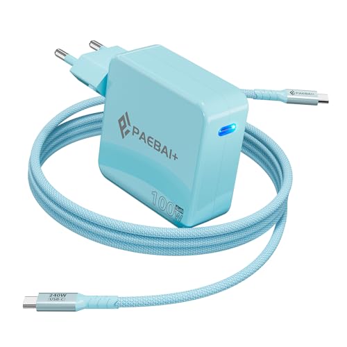 PAEBAI+ 100W USB C Ladegerät PD3.0 GaN Netzteil für MacBook Pro, MacBook Air, Google Pixelbook, ThinkPad, Dell XPS, iPad Pro, Galaxy S24/S23, iPhone 15/Pro und weitere Typ C Geräte PAEBAI+ 100W USB C Ladegerät PD3.0 GaN Netzteil für MacBook Pro, MacBook Air, Google Pixelbook, ThinkPad, Dell XPS, iPad Pro, Galaxy S24/S23, iPhone 15/Pro und weitere Typ C Geräte von PAEBAI+
