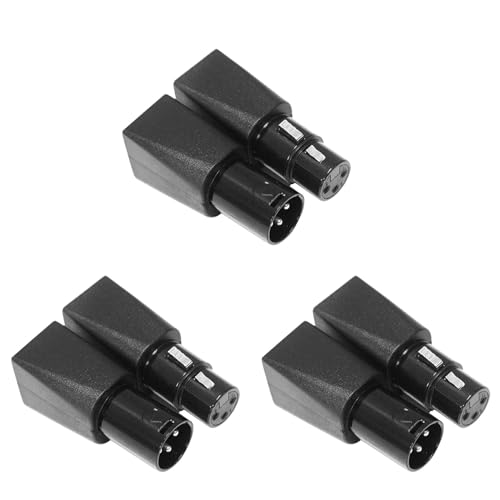 PAGJHRFJG zu RJ45 Anschluss RJ45 Ethernet zu 3 Pin XLR Buchsen- und Stecker Adapter Sets (3 Pin, 3 Paar) von PAGJHRFJG