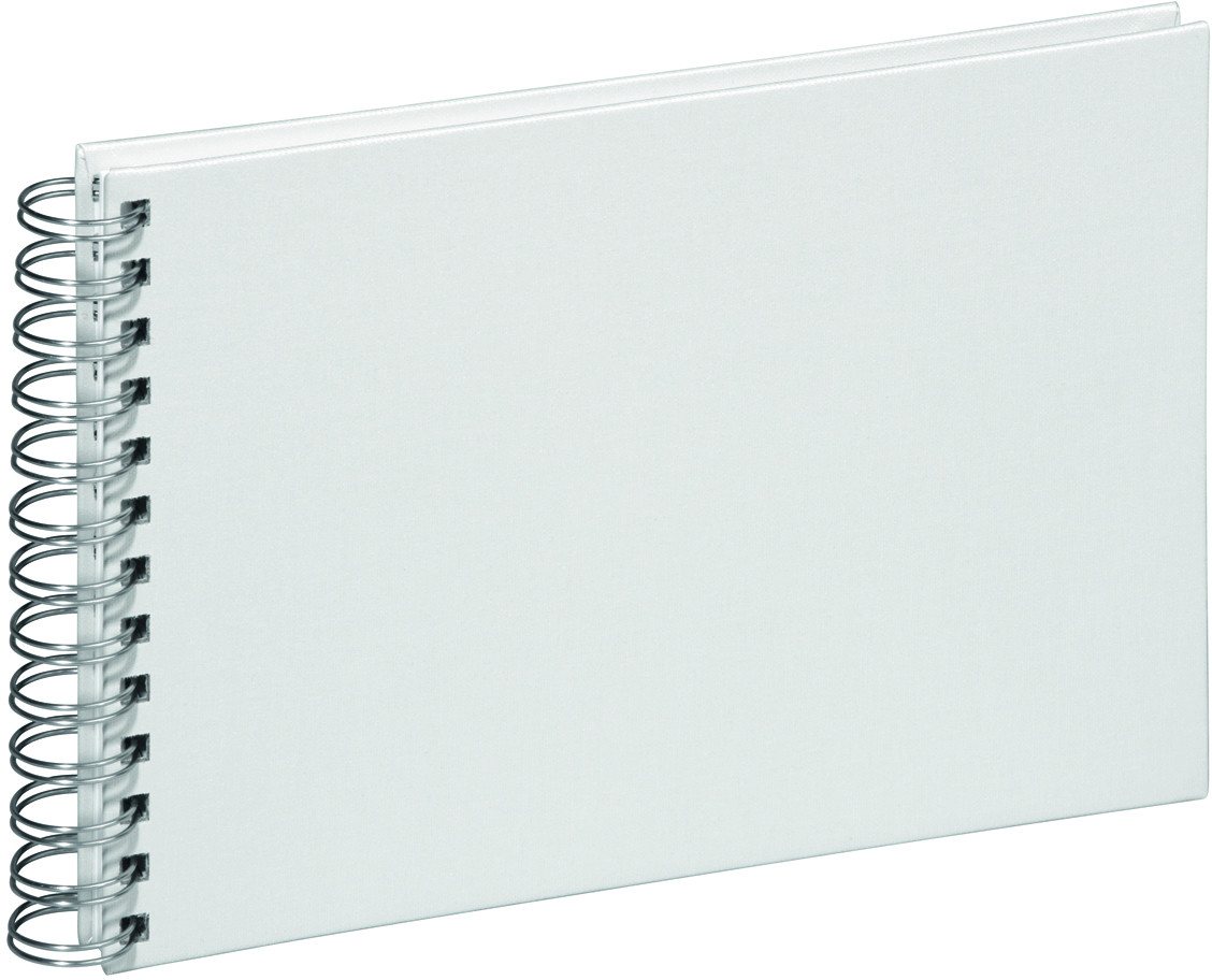 PAGNA Fotoalbum Spiralalbum 24x17cm 40 Seiten beige mondial metallic. von PAGNA