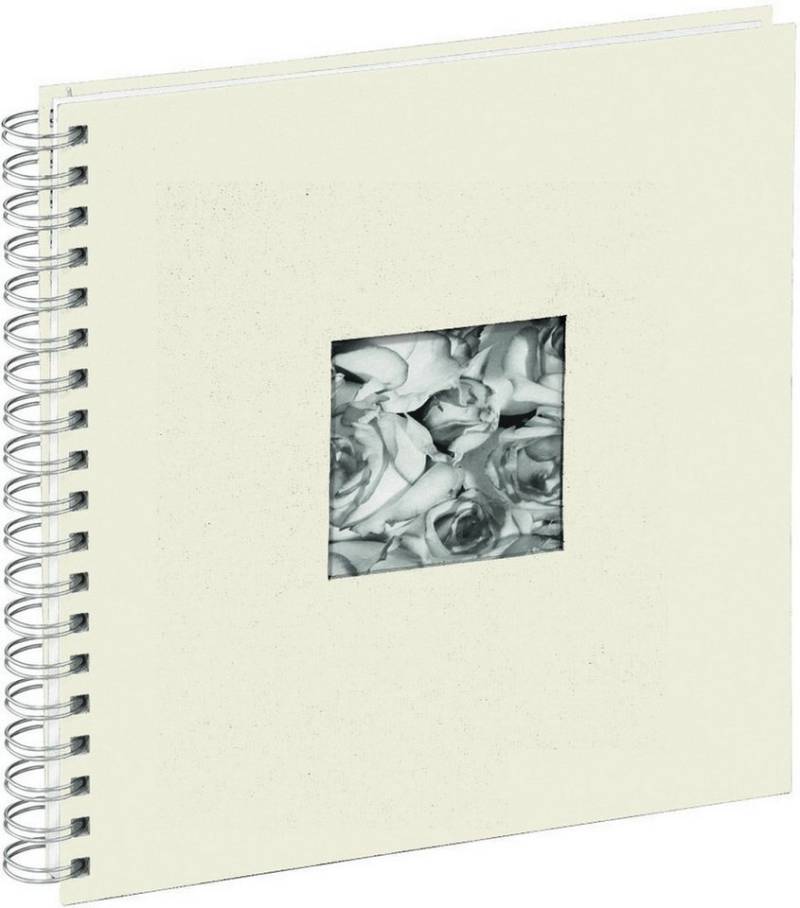 PAGNA Fotoalbum Spiralalbum 24x25cm 50 Seiten Passepartout beige mondial metallic von PAGNA