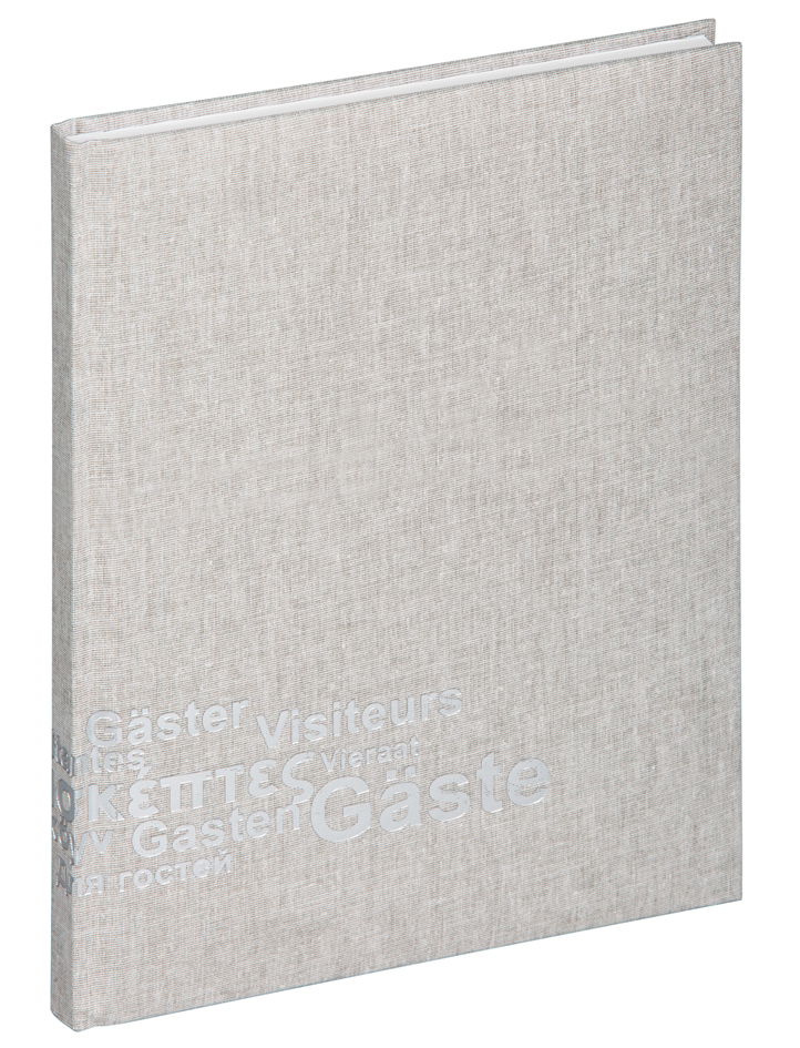 PAGNA Gästebuch Europa, (B)195 x (H)255 mm, 192 Blatt, beige von PAGNA