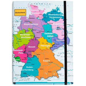 PAGNA Heftbox 4,0 cm Deutschlandkarte von PAGNA