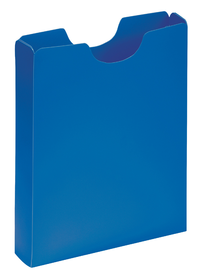 PAGNA Heftbox DIN A4, Hochformat, aus PP, blau von PAGNA