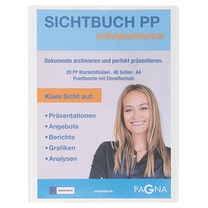 PAGNA Office Sichtbuch DIN A4, 20 Hüllen weiß PAGNA Office Sichtbuch DIN A4, 20 Hüllen weiß von PAGNA